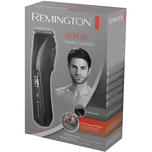 Машинка для стрижки Remington, мережа+акум., Pro Power мотор, сталь, чорний