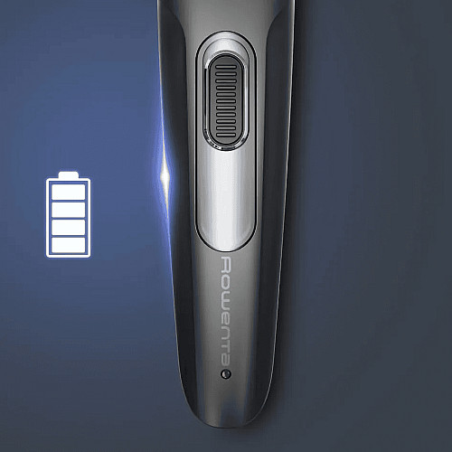 Тример Rowenta Stylis Easy, для бороди і вусів, мережа+акум., насадок-2, сталь, чорний