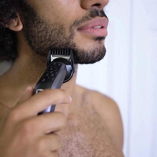 Набор для стрижки Babyliss, для бороды, усов, головы, носа и тела, акум., вибрационный мотор, насадок-9, сталь, серый