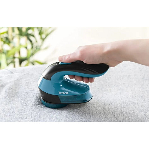 Машинка для видалення катишків Tefal, велика площа лез, ААx2 у комплекті, синій