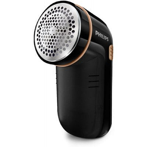 Машинка для удаления катышек Philips, 8800 оборотов в мин, большая площадь лезвий, 2хАА в комплекте, черный
