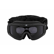 Маска тактична, захисна 2E Hawk WS Black Anti-fog, 3-х шаровий ущільнювач, сумка, 3 лінзи