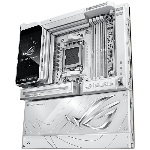 Материнcька плата ASUS ROG CROSSHAIR X870E GLACIAL sAM5 X870E 4xDDR5 M.2 USB Type-C Wi-Fi BT E-ATX білий