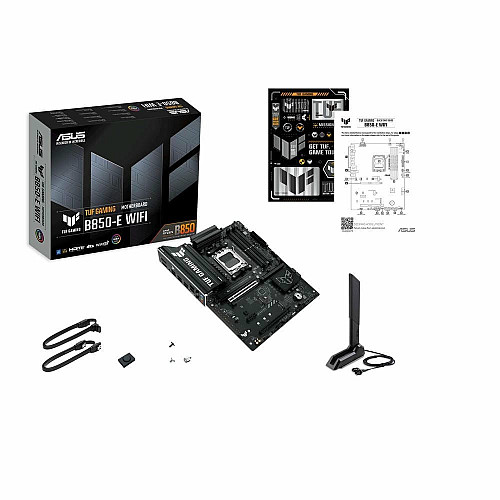 Материнская плата ASUS TUF GAMING B850-E WIFI sAM5 B850 4xDDR5 M.2 HDMI DP Wi-Fi BT ATX