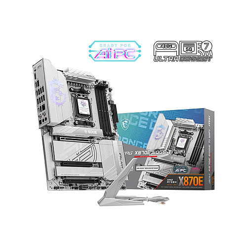 Материнcька плата MSI MPG X870E EDGE TI WIFI sAM5 X870E 4xDDR5 M.2 HDMI Wi-Fi BT ATX