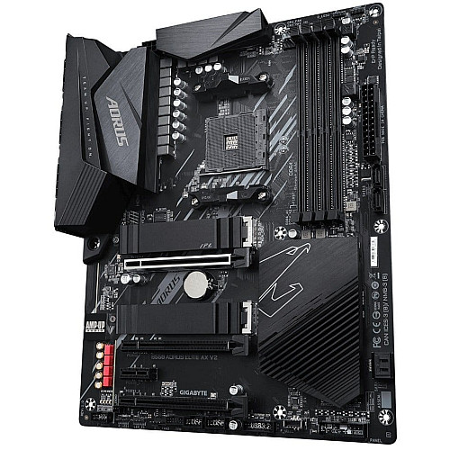 Материнская плата GIGABYTE B550 AORUS ELITE AX V2 sAM4 B550 4xDDR4 M.2 HDMI DP Wi-Fi BT ATX