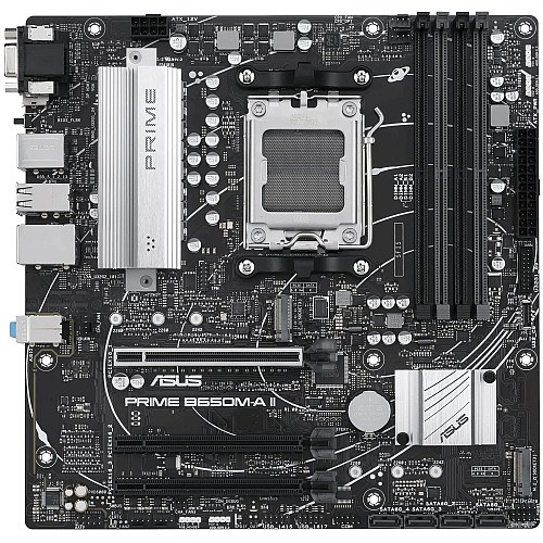 Материнcька плата ASUS PRIME B650M-A II-CSM sAM5 B650 4xDDR5 M.2 D-Sub HDMI DP mATX