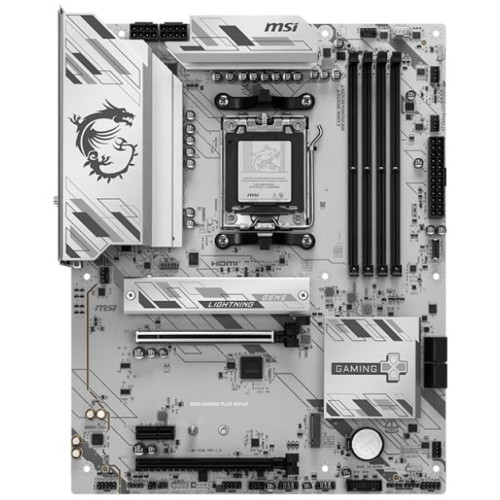 Материнcька плата MSI B850 GAMING PLUS WIFI6E sAM5 B850 4xDDR5 M.2 HDMI DP WiFi BT ATX