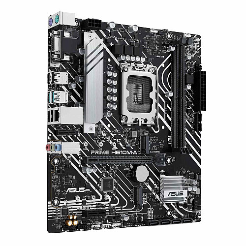 Материнская плата ASUS PRIME H610M-A-CSM s1700 H610 2xDDR5 M.2 HDMI D-Sub DP mATX