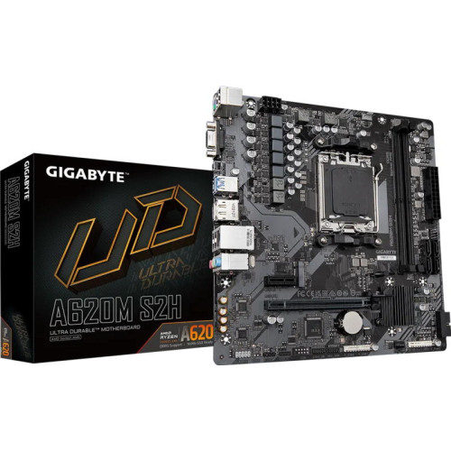 Материнська плата GIGABYTE A620M S2H sAM5 A620 2xDDR5 M.2 HDMI DP D-Sub mATX