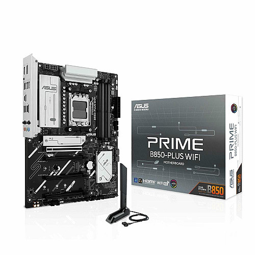 Материнская плата ASUS PRIME B850-PLUS WIFI sAM5 B850 4xDDR5 M.2 HDMI DP Wi-Fi BT ATX