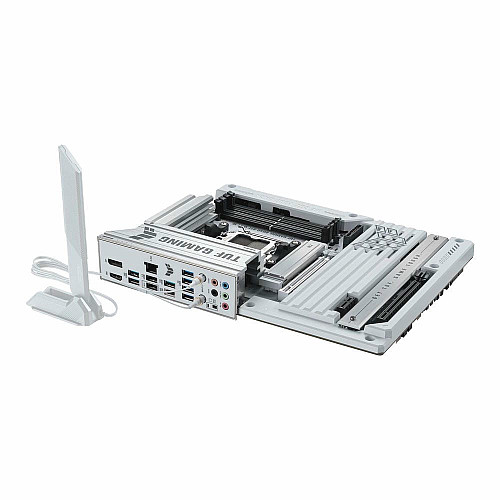 Материнская плата ASUS TUF GAMING B850-BTF WIFI W sAM5 B850 4xDDR5 M.2 HDMI DP Wi-Fi BT ATX BTF скрытое подключение разъемов