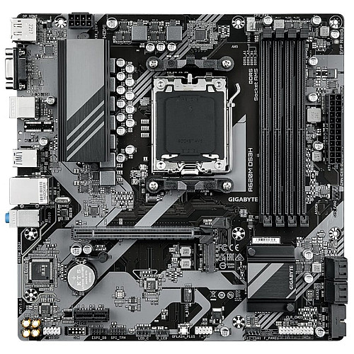 Материнська плата GIGABYTE A620M DS3H sAM5 A620 4xDDR5 M.2 HDMI DP mATX