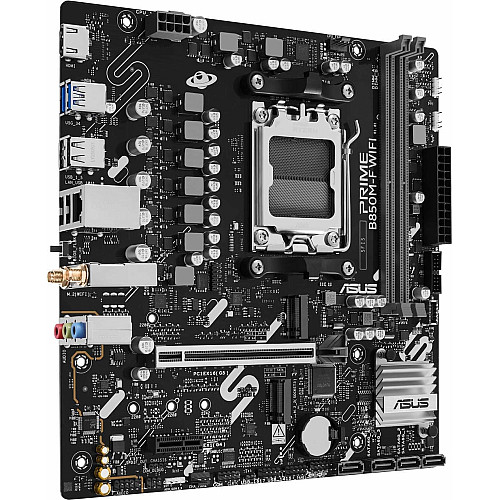 Материнская плата ASUS PRIME B850M-F WIFI sAM5 B850 2xDDR5 M.2 HDMI Wi-Fi BT mATX