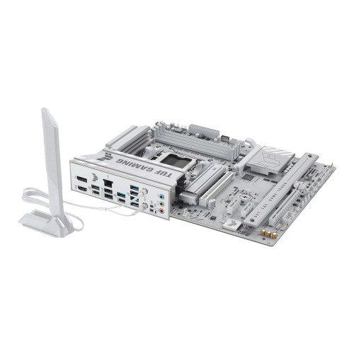 Материнcька плата ASUS TUF GAMING B850-PRO WIFI7 W NEO sAM5 B850 2xDDR5 M.2 HDMI DP Wi-Fi BT ATX білий