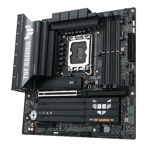 Материнская плата ASUS TUF GAMING B860M-PLUS WIFI s1851 B860 4xDDR5 M.2 DP HDMI USB Type-C Wi-Fi BT mATX