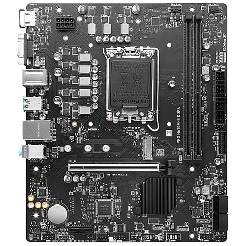 Материнcька плата MSI PRO H610M-E DDR4 s1700 H610 2xDDR4 M.2 HDMI D-Sub mATX