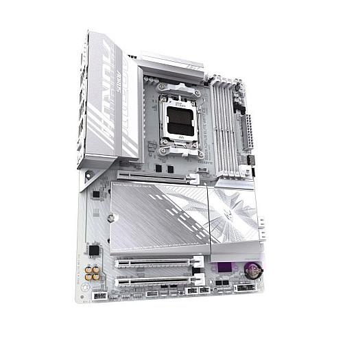 Материнская плата GIGABYTE B850 A ELITE WF7 ICE sAM5 B850 4xDDR5 M.2 DP Type-C Wi-Fi BT ATX белый