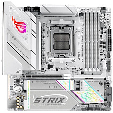 Материнская плата ASUS ROG STRIX B850-G GAMING WIFI sAM5 B850 4xDDR5 M.2 HDMI DP WiFi BT mATX белый
