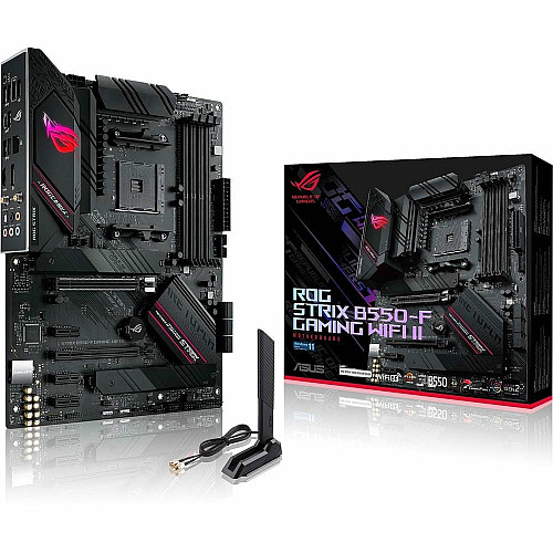 Материнская плата ASUS ROG STRIX B550-F GAMING WIFI II sAM4 B550 4xDDR4 M.2 HDMI DP Wi-Fi BT ATX