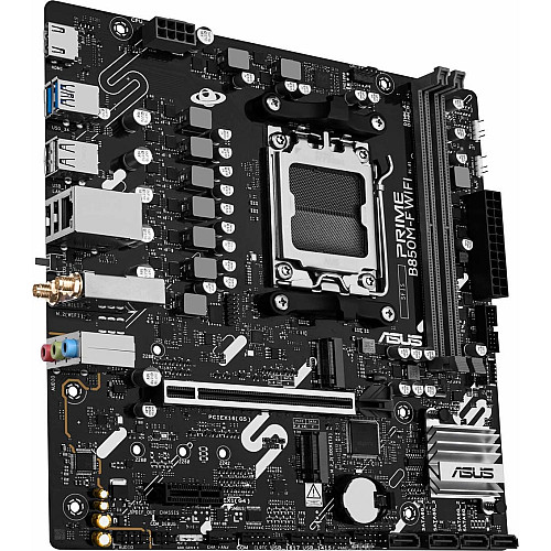 Материнская плата ASUS PRIME B850M-F WIFI sAM5 B850 2xDDR5 M.2 HDMI Wi-Fi BT mATX