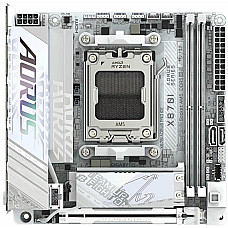 Материнська плата GIGABYTE X870I AORUS PRO ICE sAM5 X870I AORUS PRO ICE 2xDDR5 M.2 Wi-Fi BT HDMI Type-C ATX білий