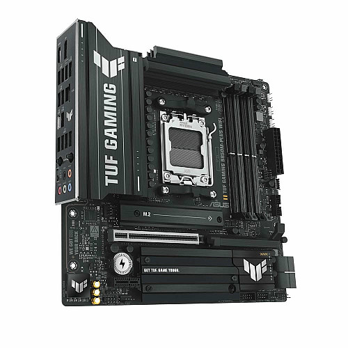 Материнская плата ASUS TUF GAMING B850M-PLUS WIFI7 sAM5 B850 4xDDR5 M.2 HDMI DP Wi-Fi BT mATX