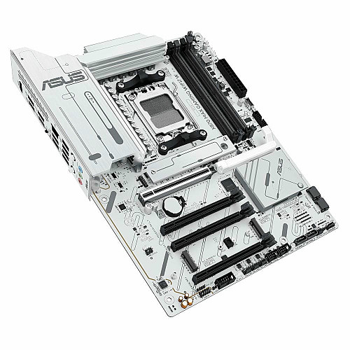 Материнская плата ASUS X870 MAX GAMING WIFI7 W sAM5 X870 4xDDR5 M.2 HDMI USB Type-C Wi-Fi BT ATX белый