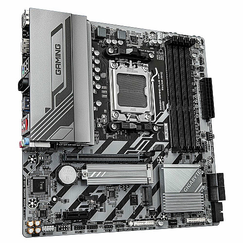 Материнская плата GIGABYTE B650M GAMING PLUS WF sAM5 B650 4xDDR5 M.2 HDMI DP Wi-Fi BT mATX