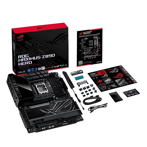 Материнская плата ASUS ROG MAXIMUS Z890 HERO s1851 Z890 4xDDR5 M.2 Thunderbolt HDMI Wi-Fi BT ATX