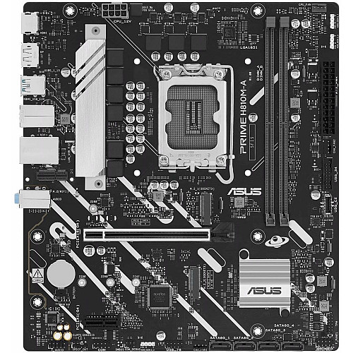 Материнская плата ASUS PRIME H810M-A-CSM s1851 H810 2xDDR5 M.2 HDMI DP ATX