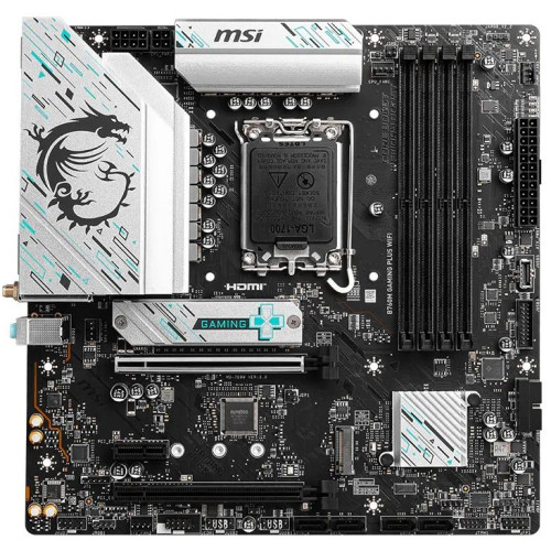 Материнcька плата MSI B760M GAMING PLUS WIFI s1700 B760 4xDDR5 HDMI DP WiFi BT mATX