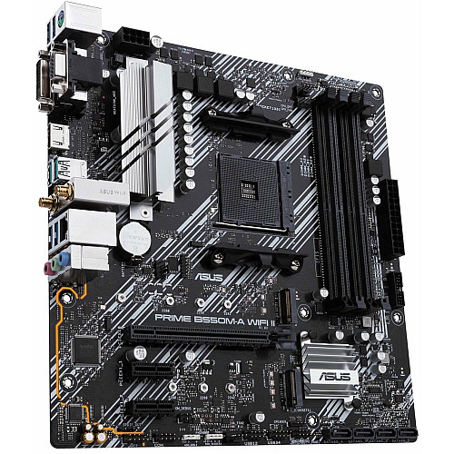 Материнская плата ASUS PRIME B550M-A WIFI II sAM4 B550 4xDDR4 M.2 HDMI DP D-Sub Wi-Fi BT mATX