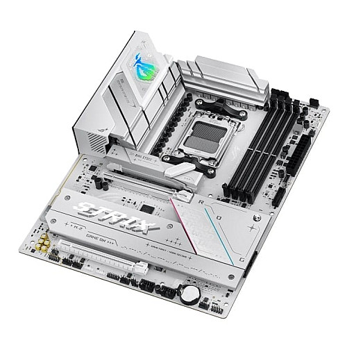 Материнская плата ASUS ROG STRIX B850-A GAMING WIFI sAM5 B850 4xDDR5 M.2 HDMI DP Wi-Fi BT ATX белый