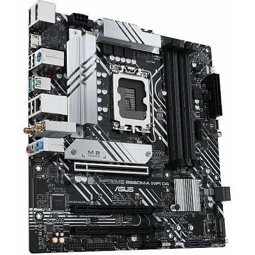 Материнская плата ASUS PRIME B660M-A WIFI D4 s1700 B660 4xDDR4 M.2 HDMI DP Wi-Fi BT mATX
