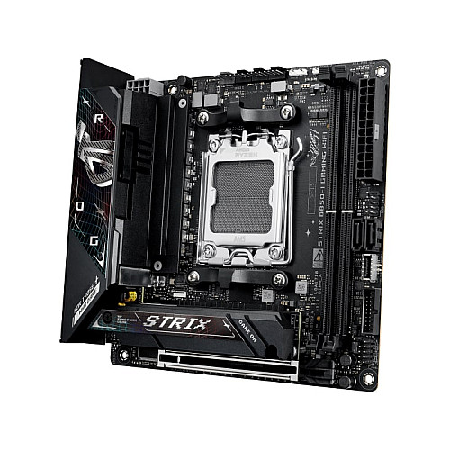 Материнcька плата ASUS ROG STRIX B850-I GAMING WIFI sAM5 B850 2xDDR5 M.2 HDMI USB Type-C Wi-Fi BT mITX