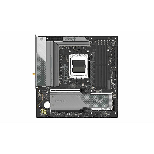Материнcька плата SAPPHIRE NITRO+ B850M WIFI sAM5 B850 4xDDR5 M.2 HDMI DP Wi-Fi BT mATX