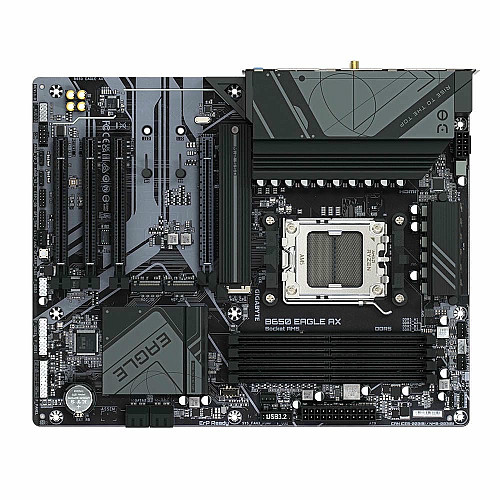Материнская плата GIGABYTE B650 EAGLE AX sAM4 B650 4xDDR5 M.2 HDMI DP Wi-Fi BT ATX