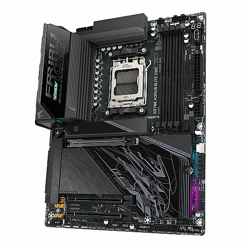 Материнская плата GIGABYTE X870E A ELITE X3D sAM5 X870 4xDDR5 M.2 HDMI DP Wi-Fi BT ATX