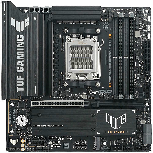 Материнская плата ASUS TUF GAMING B850M-PLUS II sAM5 B850 4xDDR5 M.2 HDMI DP mATX