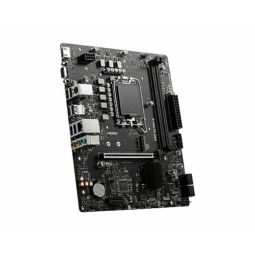 Материнcька плата MSI PRO H610M-E s1700 H610 2xDDR5 HDMI D-Sub mATX
