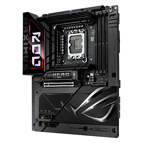 Материнская плата ASUS ROG MAXIMUS Z890 HERO BTF s1851 Z890 4xDDR5 M.2 Thunderbolt HDMI Wi-Fi BT ATX BTF скрытое подключение разъемов