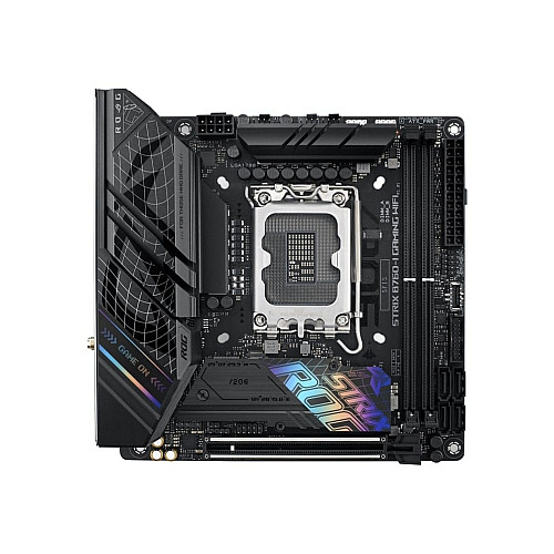 Материнская плата ASUS ROG STRIX B760-I GAMING WIFI s1700 B760 2xDDR5 M.2 HDMI DP Wi-Fi BT mITX
