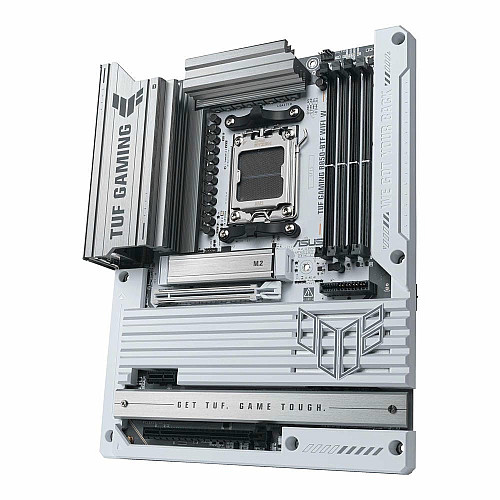 Материнская плата ASUS TUF GAMING B850-BTF WIFI W sAM5 B850 4xDDR5 M.2 HDMI DP Wi-Fi BT ATX BTF скрытое подключение разъемов