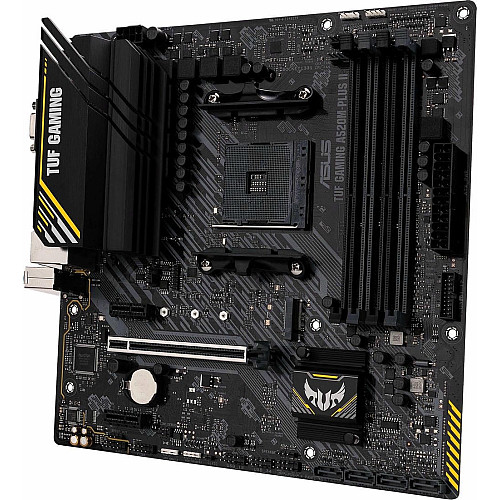 Материнская плата ASUS TUF GAMING A520M-PLUS II sAM4 A520 4xDDR4 HDMI DP D-Sub mATX