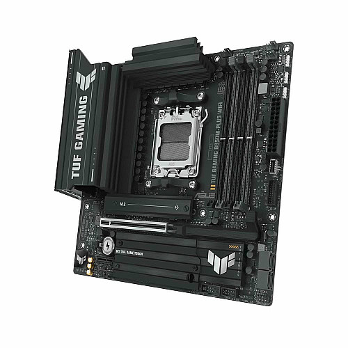 Материнская плата ASUS TUF GAMING B850M-PLUS WIFI sAM5 B850 4xDDR5 M.2 HDMI DP Wi-Fi BT mATX
