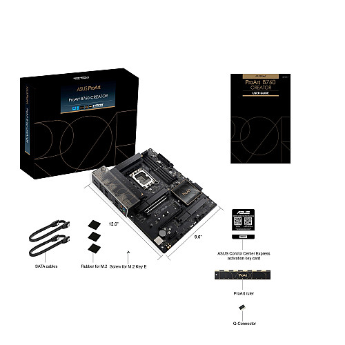 Материнcька плата ASUS PROART B760-CREATOR s1700 B760 4xDDR5 M.2 HDMI DP ATX