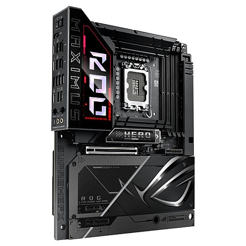 Материнская плата ASUS ROG MAXIMUS Z890 HERO BTF s1851 Z890 4xDDR5 M.2 Thunderbolt HDMI Wi-Fi BT ATX BTF скрытое подключение разъемов