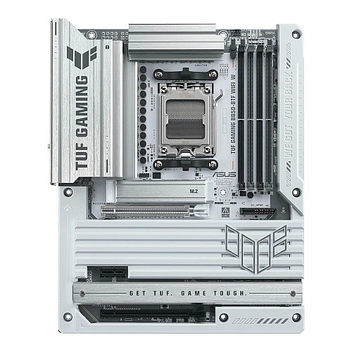 Материнская плата ASUS TUF GAMING B850-BTF WIFI W sAM5 B850 4xDDR5 M.2 HDMI DP Wi-Fi BT ATX BTF скрытое подключение разъемов