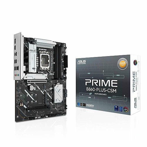 Материнcька плата ASUS PRIME B860-PLUS-CSM s1851 B860 4xDDR5 M.2 DP HDMI ATX